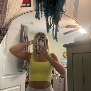 Yellow Women's Crop Top